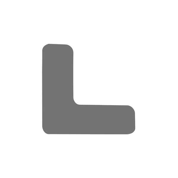 5S Corner Markers, 1 in W., 3 in L., 0.003 in Thickness, 50 PK